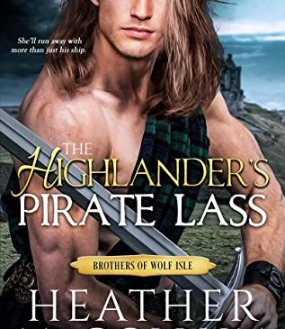 Cover for The Highlander's Pirate Lass by Heather McCollum
