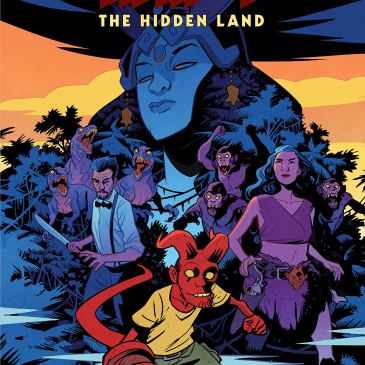 Cover for Young Hellboy: The Hidden Land by Mike Mignola and Thomas E. Sniegoski