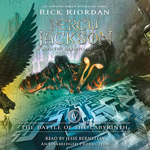 Cover for The Battle of the Labyrinth by Rick Riordan