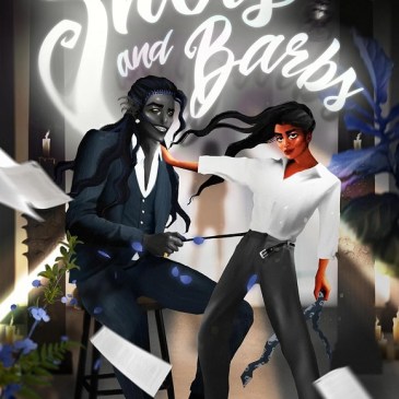 Cover for Shots and Barbs by Lily Mayne