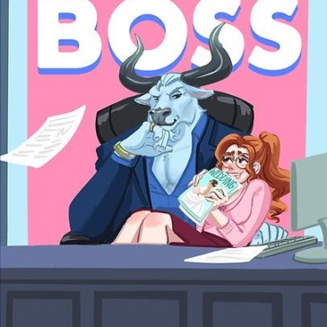 Cover for Married to My Grumpy Minotaur Boss by Ami Wright