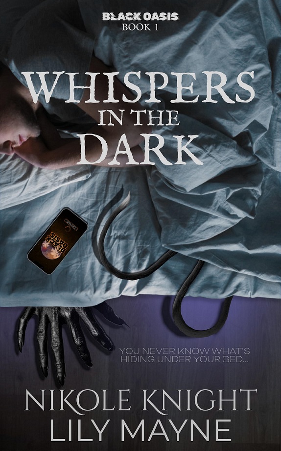 Cover for Whispers in the Dark by Nikole Knight and Lily Mayne