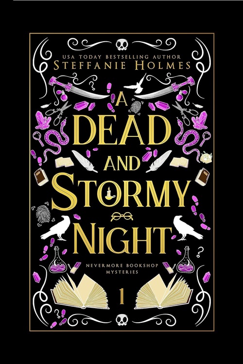 Cover for A Dead and Stormy Night by Steffanie Holmes